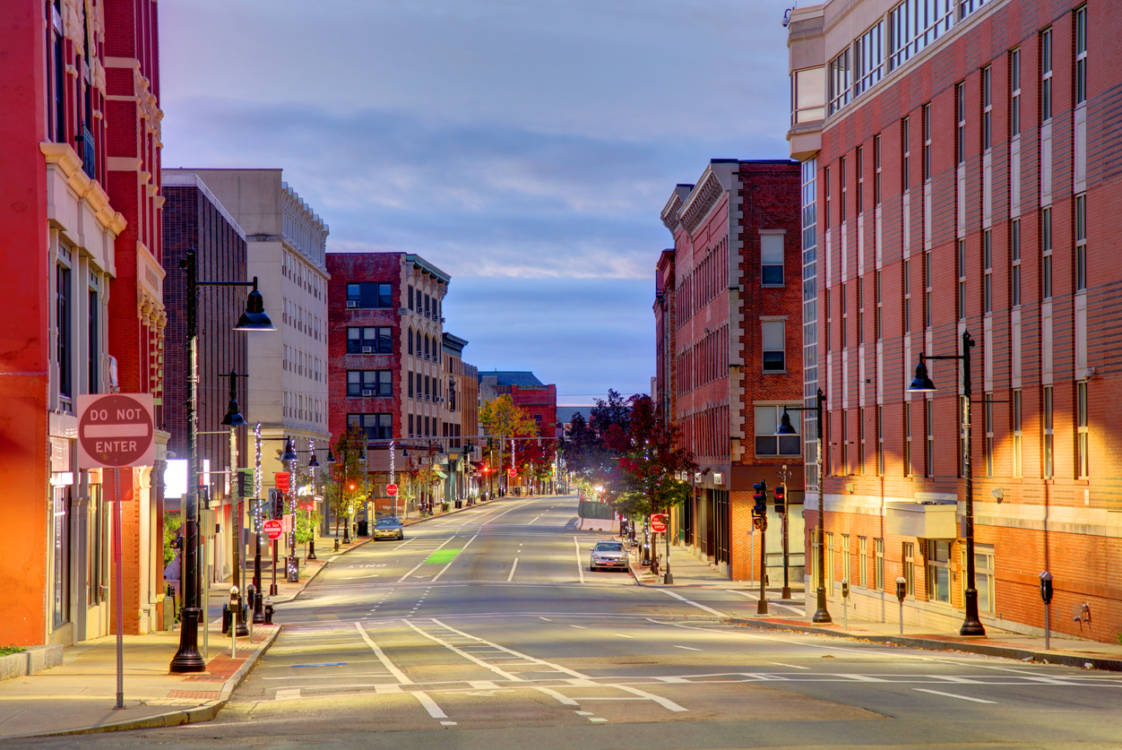 Panoramic Image of Brockton, MA